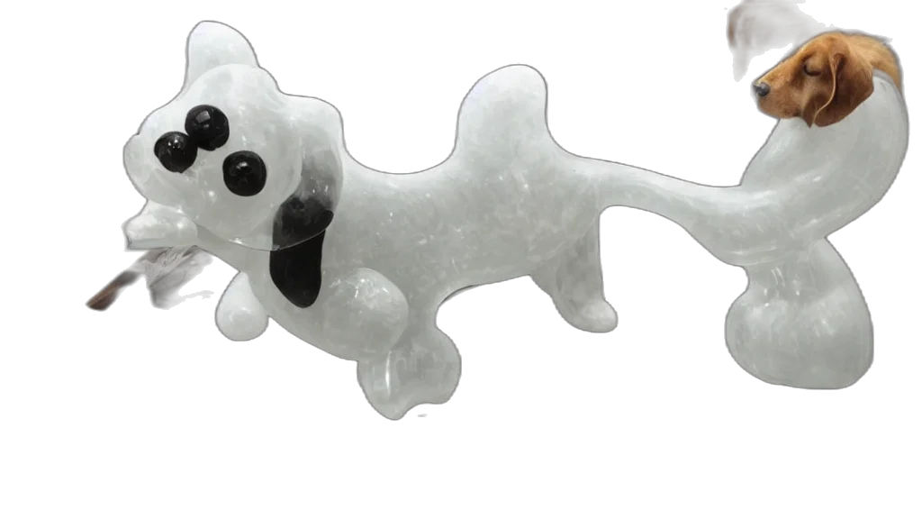 animal, creature, 3d render, dog transparent PNG cut-out