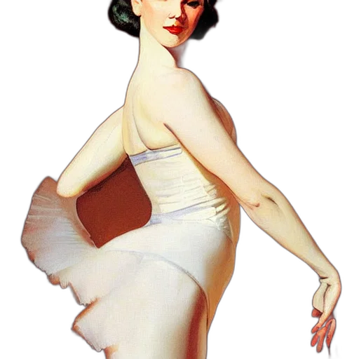 dress, hat, staff, jewelry transparent PNG cut-out