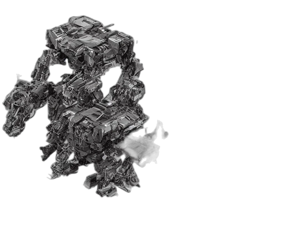 robot, weapon, car, dragon transparent PNG cut-out