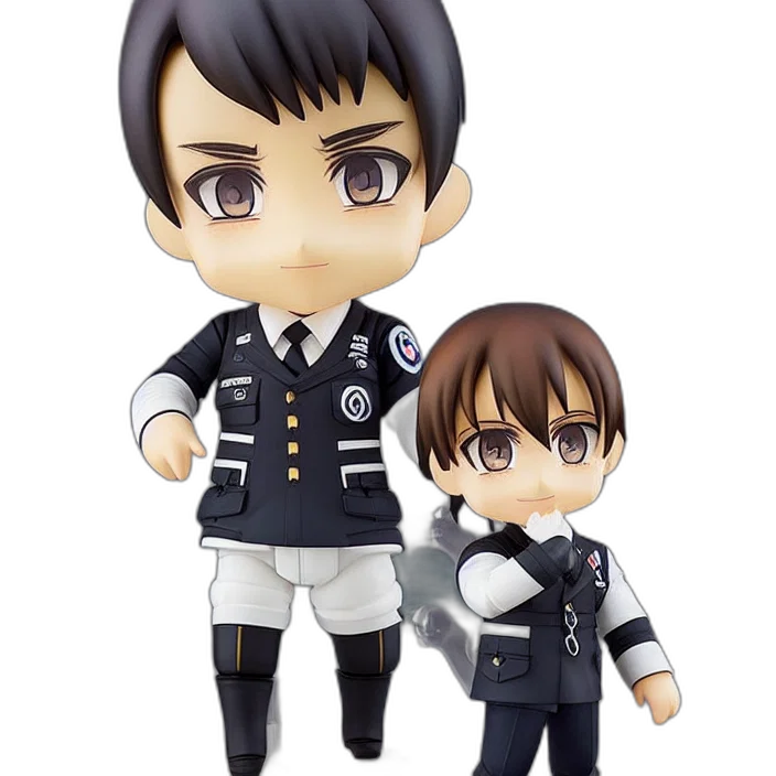 anime, nendoroid, adolf, hitler transparent PNG cut-out