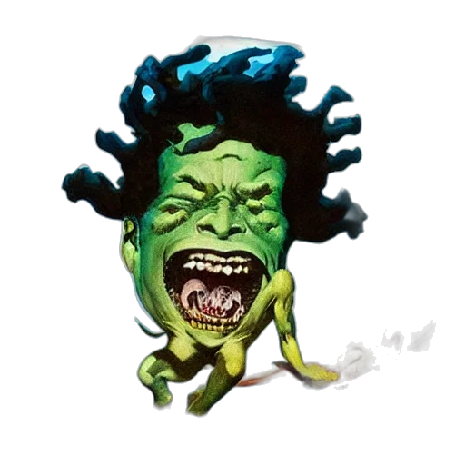 creature, mask, face, staff transparent PNG cut-out