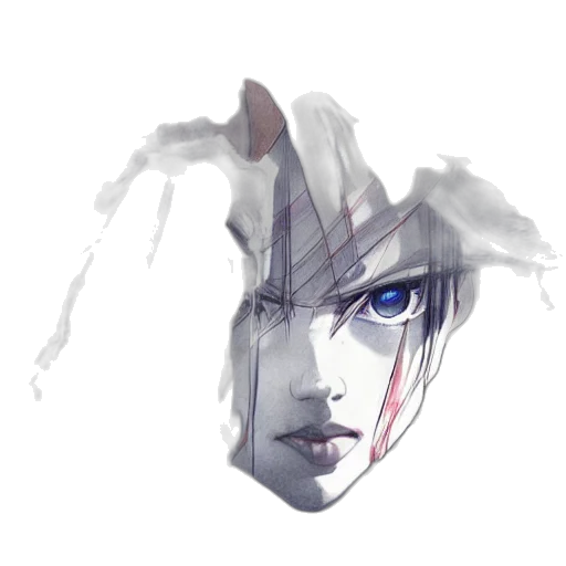 face, mask, creature, crown transparent PNG cut-out