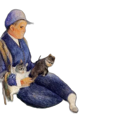 staff, animal, watercolor, oil painting transparent PNG cut-out