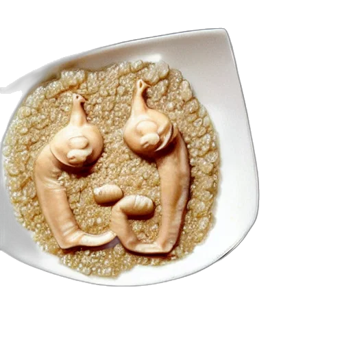 food, mask, face, photorealistic transparent PNG cut-out