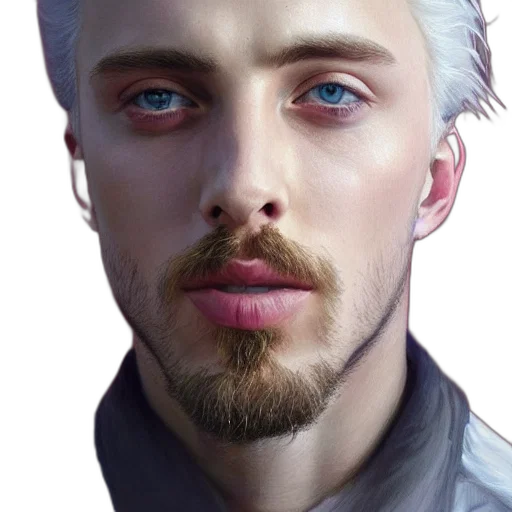 face, hair, robot, creature transparent PNG cut-out