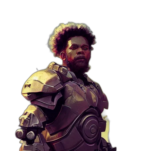 robot, staff, weapon, face transparent PNG cut-out