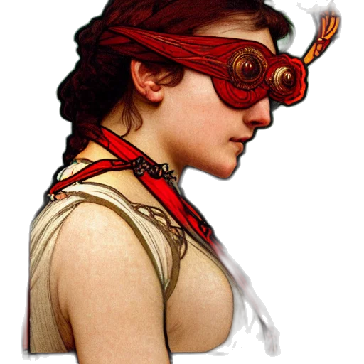 mask, staff, crown, jewelry transparent PNG cut-out