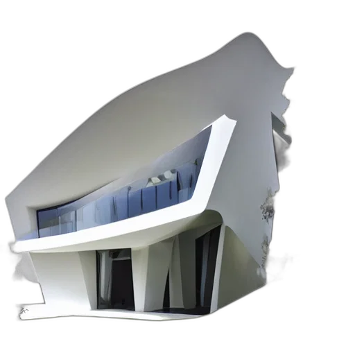 building, 3d render, concept art, photorealistic transparent PNG cut-out
