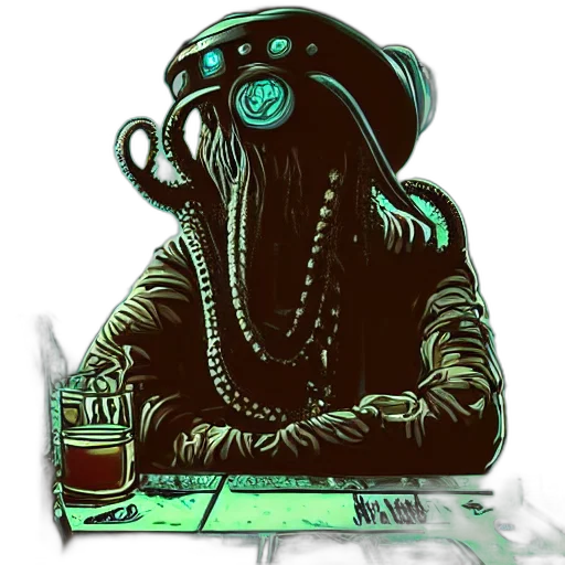 creature, robot, mask, hat transparent PNG cut-out