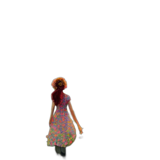 dress, robot, bottle, hair transparent PNG cut-out