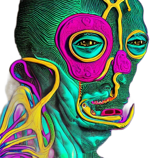 mask, face, creature, robot transparent PNG cut-out