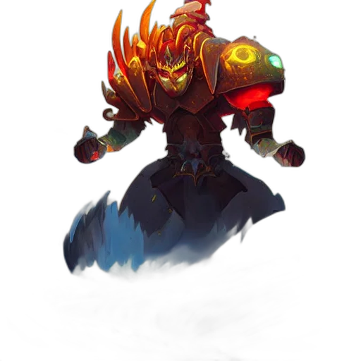 dragon, staff, weapon, mask transparent PNG cut-out