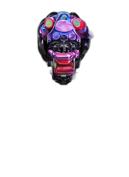 robot, jewelry, mask, face transparent PNG cut-out