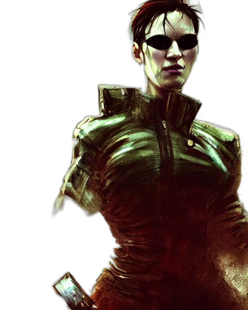 robot, cyberpunk, comic book art, concept art transparent PNG cut-out