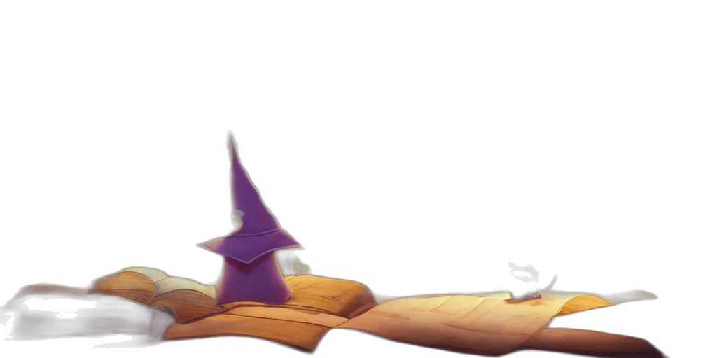 staff, hat, crown, sword transparent PNG cut-out