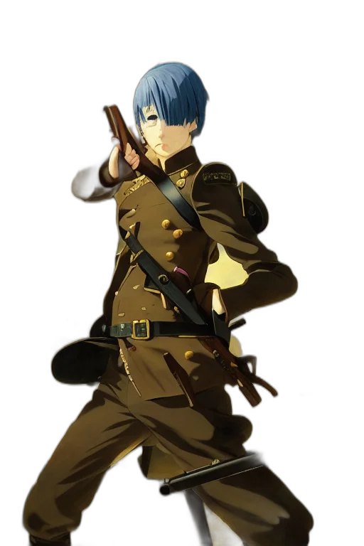 weapon, staff, jacket, sword transparent PNG cut-out