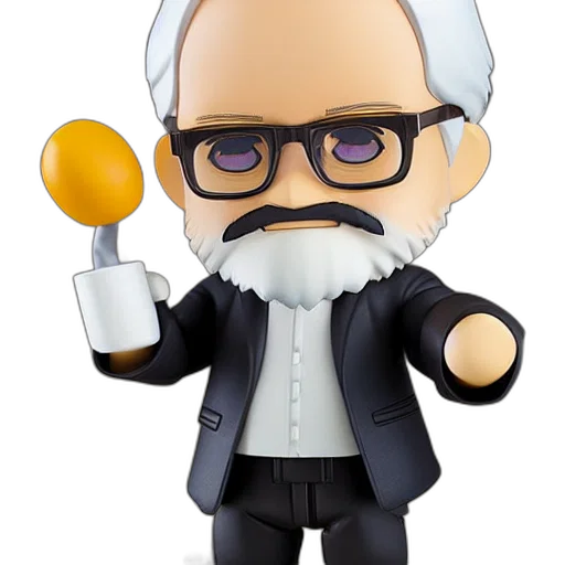 concept art, cartoon, old, man transparent PNG cut-out