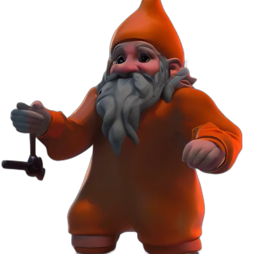 staff, hat, weapon, creature transparent PNG cut-out
