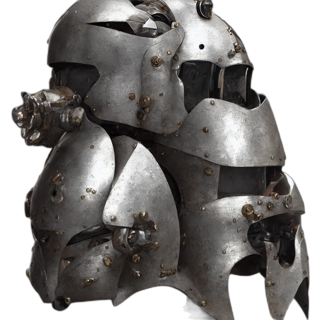 mask, weapon, crown, robot transparent PNG cut-out