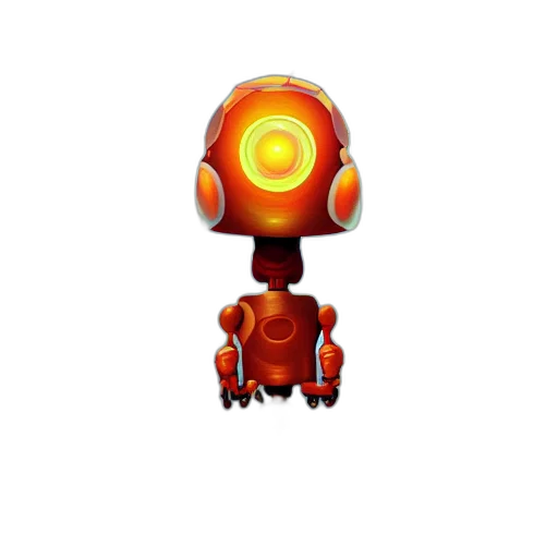 robot, staff, animal, creature transparent PNG cut-out