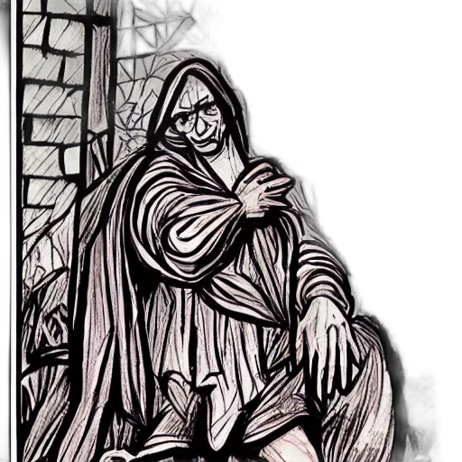 pencil sketch, comic book art, concept art, photorealistic transparent PNG cut-out