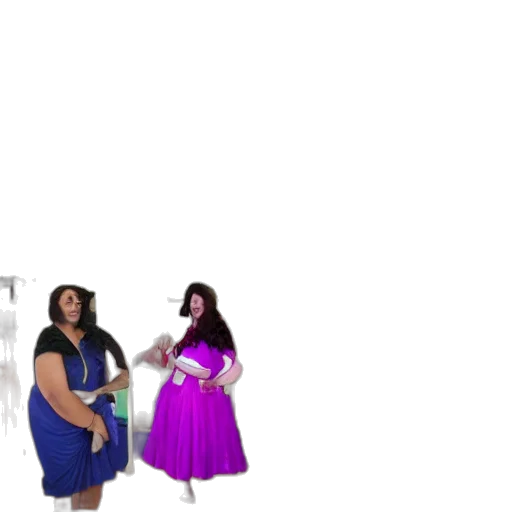 dress, staff, umbrella, 3d render transparent PNG cut-out