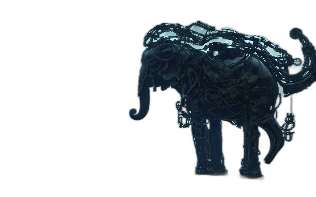 animal, creature, robot, dragon transparent PNG cut-out