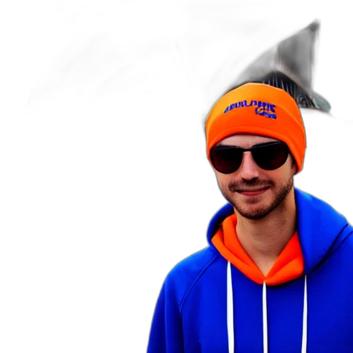 hat, staff, creature, animal transparent PNG cut-out