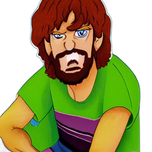 face, hair, cartoon, pixel art transparent PNG cut-out