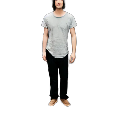 jacket, face, staff, creature transparent PNG cut-out