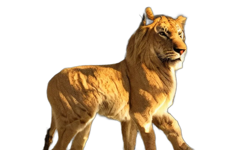 animal, crown, staff, creature transparent PNG cut-out