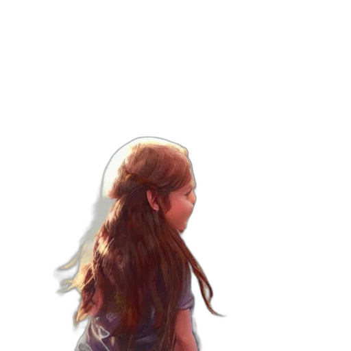 hair, face, dress, crown transparent PNG cut-out