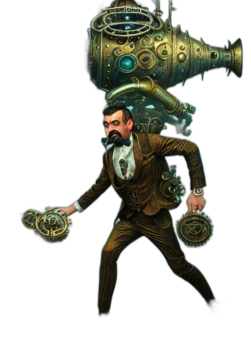 robot, staff, weapon, animal transparent PNG cut-out