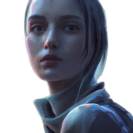 robot, face, jacket, mask transparent PNG cut-out