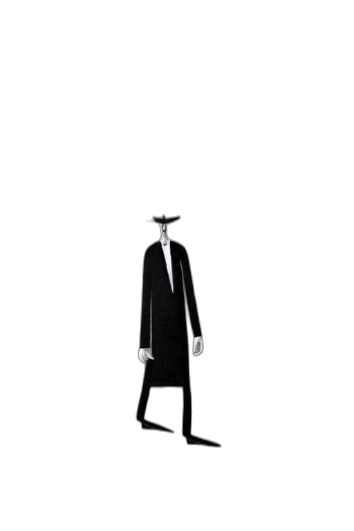 hat, staff, creature, robot transparent PNG cut-out