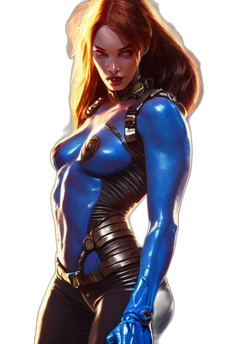 comic book art, concept art, fantasy art, photorealistic transparent PNG cut-out
