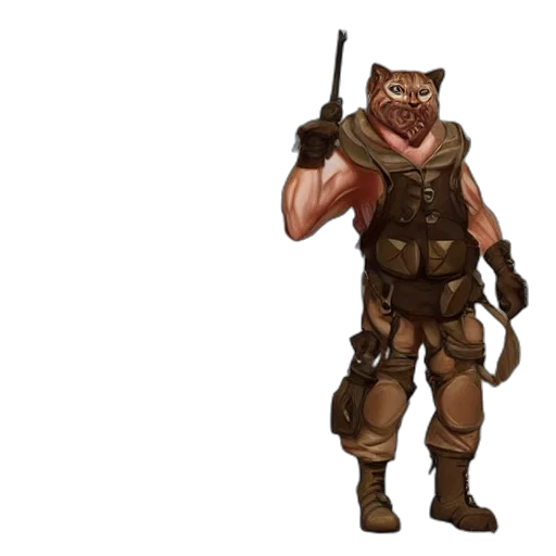animal, weapon, creature, staff transparent PNG cut-out
