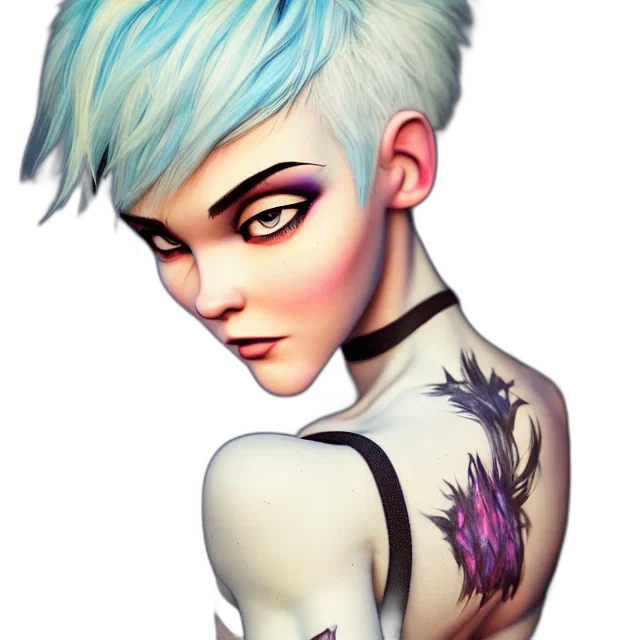 face, concept art, fantasy art, cartoon transparent PNG cut-out