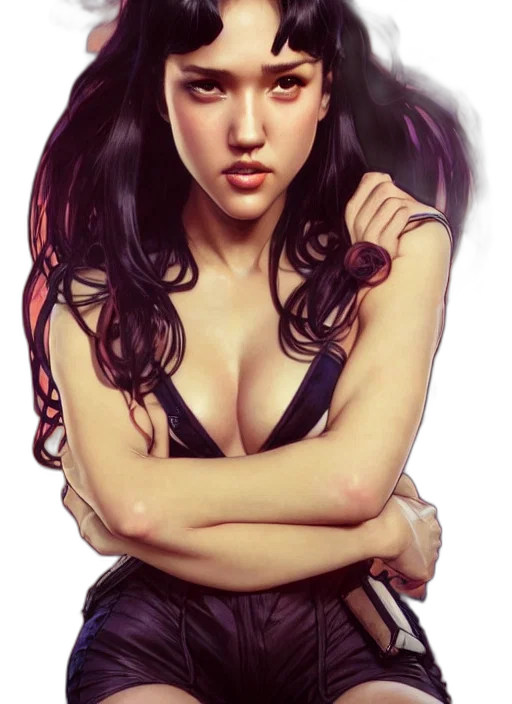 face, photorealistic, fantasy art, comic book art transparent PNG cut-out