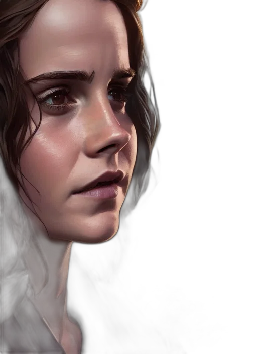 face, photorealistic, concept art, fantasy art transparent PNG cut-out