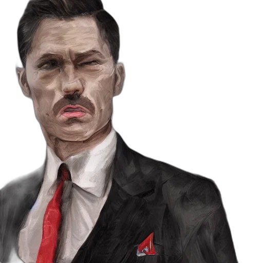 face, photorealistic, concept art, comic book art transparent PNG cut-out