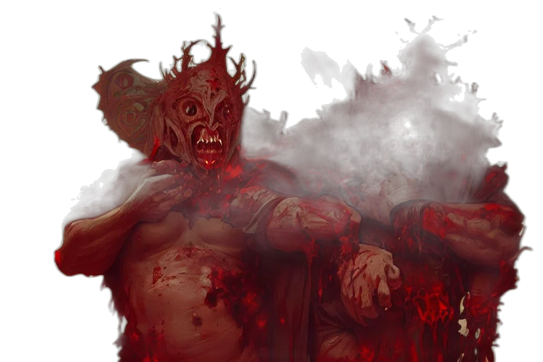 creature, mask, concept art, fantasy art transparent PNG cut-out