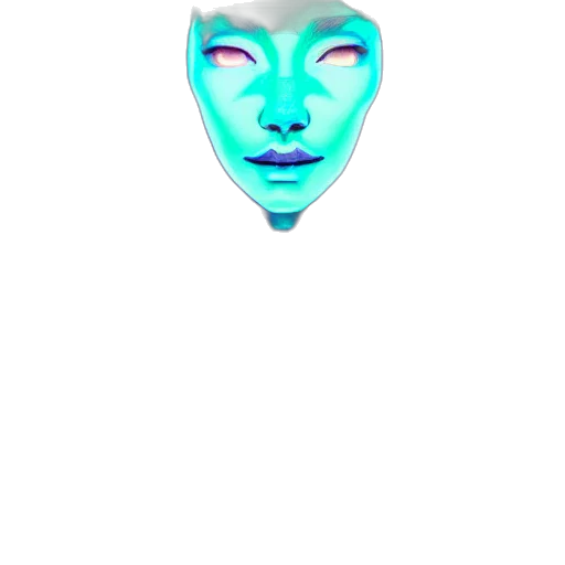 mask, face, robot, creature transparent PNG cut-out