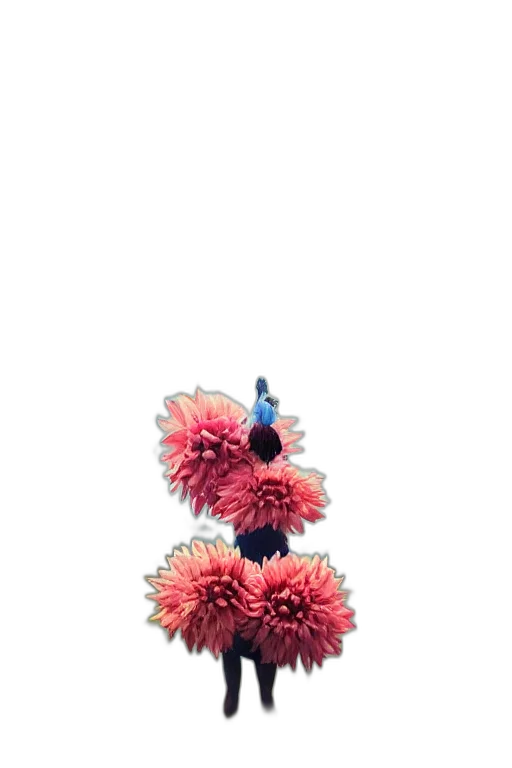 flower, crown, jewelry, staff transparent PNG cut-out