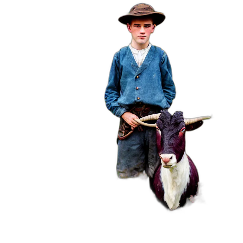 hat, animal, staff, weapon transparent PNG cut-out