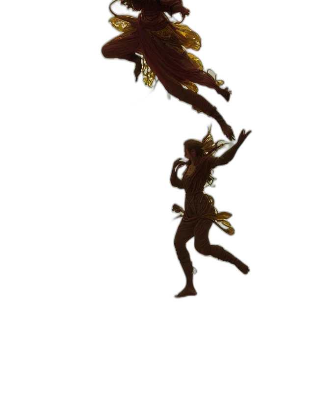 staff, dragon, creature, crown transparent PNG cut-out