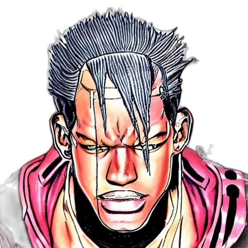face, jacket, mask, hair transparent PNG cut-out