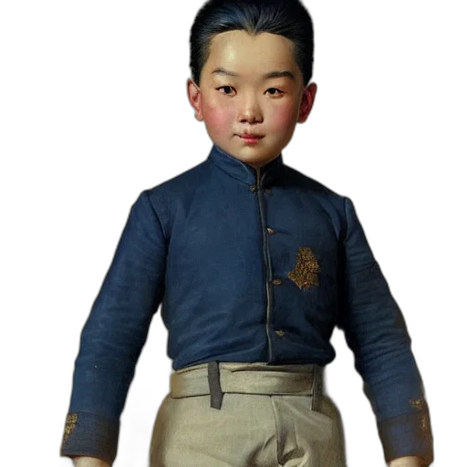 staff, jacket, face, 3d render transparent PNG cut-out