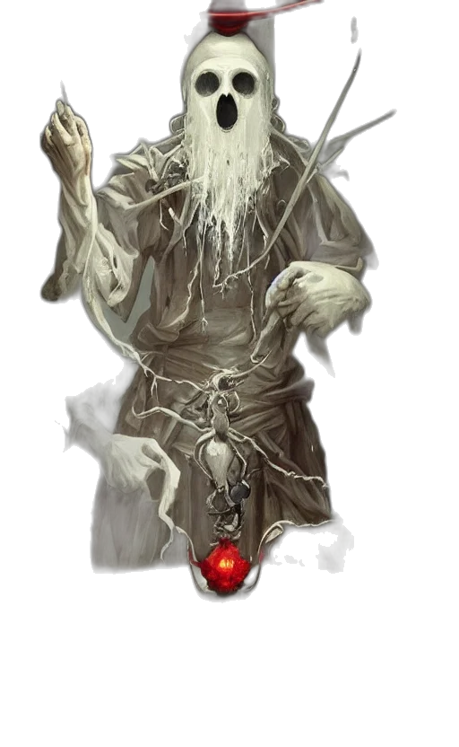 staff, creature, mask, weapon transparent PNG cut-out
