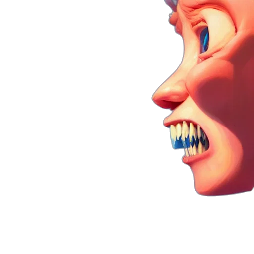 face, mask, creature, robot transparent PNG cut-out